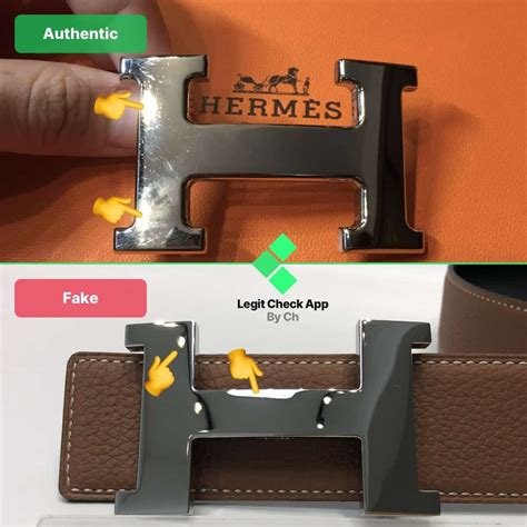 hermes original belt vs fake